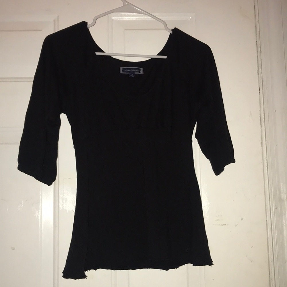 Black American Eagle Blouse Women’s Small